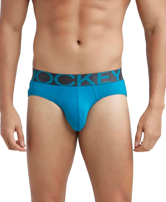 #ic27 Tactel Microfiber Elastane Stretch Solid Brief with Moisture Move Properties