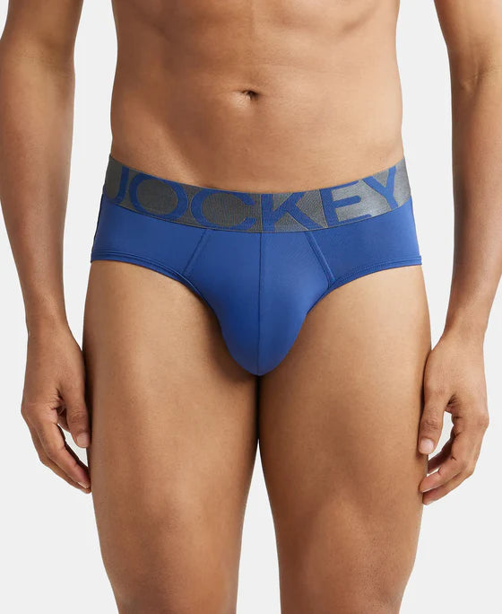 #ic27 Tactel Microfiber Elastane Stretch Solid Brief with Moisture Move Properties