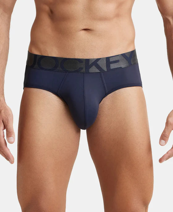 #ic27 Tactel Microfiber Elastane Stretch Solid Brief with Moisture Move Properties