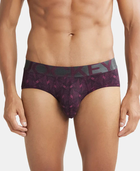 #IC 29 Tactel Microfiber Elastane Stretch Printed Brief with Moisture Move Properties