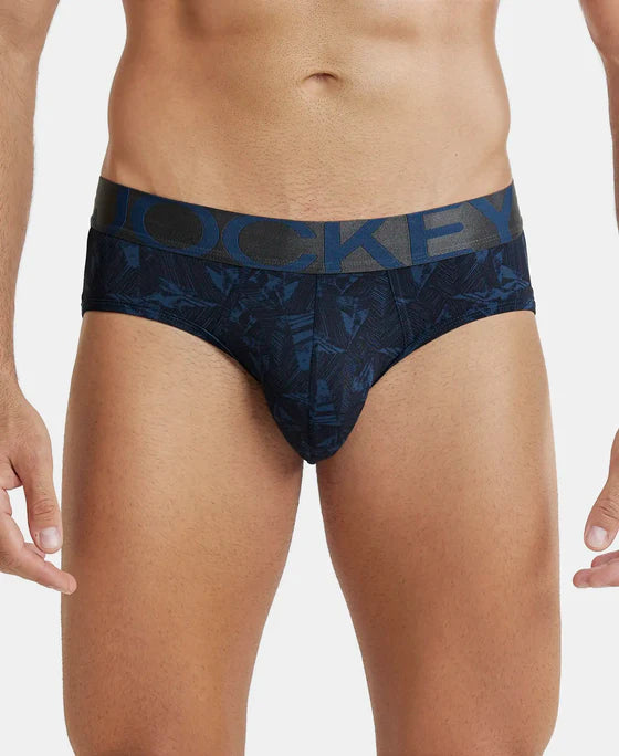 #IC 29 Tactel Microfiber Elastane Stretch Printed Brief with Moisture Move Properties