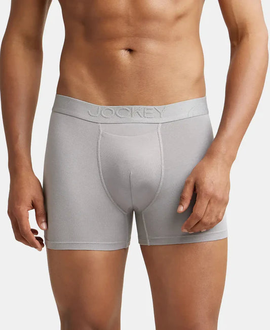 # IC52 Tencel Micro Modal Cotton Elastane Stretch Solid Boxer Brief with Internal Breathable Mesh