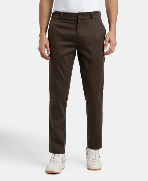 #IM26 Super Combed Cotton Rich Elastane Stretch Woven Fabric Slim Fit All Day Pants