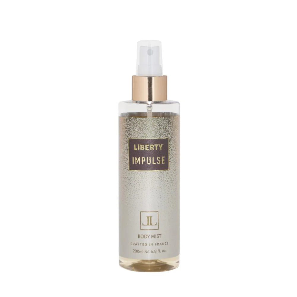 Liberty Luxury Impulse Body Mist for Men & Women Long Lasting Aquatic Fragrance Travel Friendly Perfume Body Spray Crafted in France 200ml