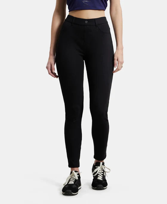 #IW16 Super Combed Cotton Rich Elastane Stretch Slim Fit Jeggings With Pockets