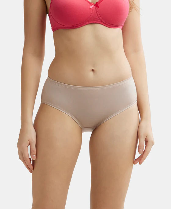 #JW02 High Coverage Tencel Lyocell Elastane Stretch High Waist Hipster With Concealed Waistband and StayFresh Treatment