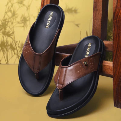Healers Casual Slippers For Men LEEKS-1 By Liberty