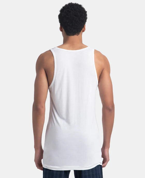 #LM04 Bamboo And Tencel Modal Blend Sleeveless Vest With Extended Length