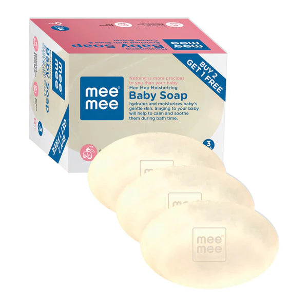 Moisturizing Baby Soap For Bath Bar with 100% tural Shea & Cocoa Butter, Dermatologically Tested For Soft Baby Skin | 75 gram