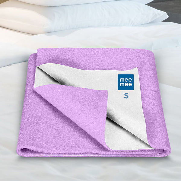 Purple Breathable and Total Dry Sheet Protector Mat (Small) Purple
