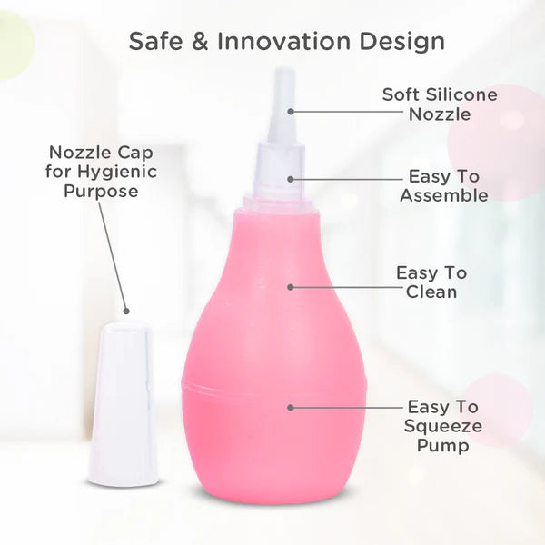 Soft Nozzle Nasal Aspirator (Pink)