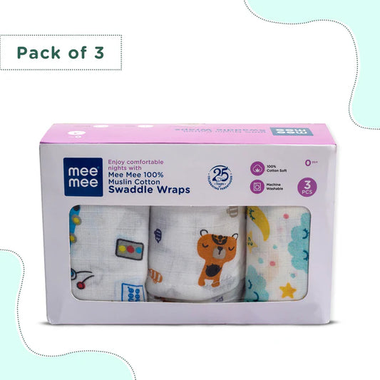 Baby Blankets, 100% Muslin Cotton Blanket for New-born Boy & Girl Soft & Breathable Quilt Pack of 3