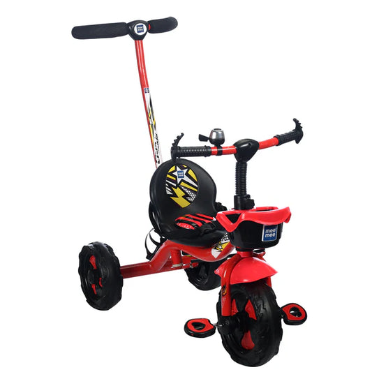 Easy to Ride Baby Tricycle With Push Handle (Red)