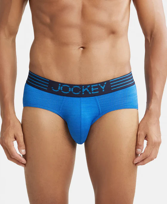 #MM04 Microfiber Mesh Elastane Stretch Performance Brief with StayDry Technology