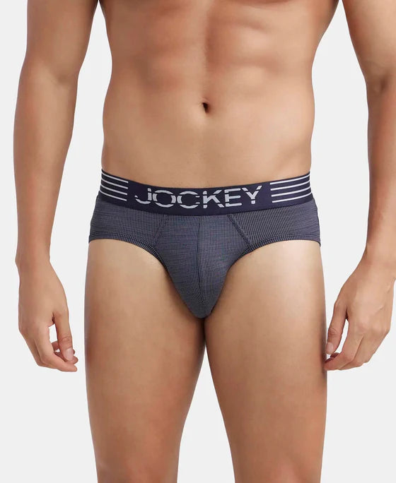 #MM04 Microfiber Mesh Elastane Stretch Performance Brief with StayDry Technology