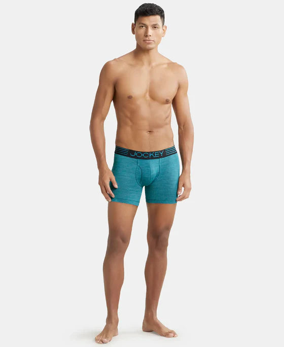 #MM06 Microfiber Mesh Elastane Stretch Performance Boxer Brief with StayDry Technology