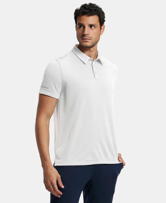 #MV41 Recycled Microfiber Elastane Stretch Half Sleeve Polo T-Shirt with Breathable Mesh