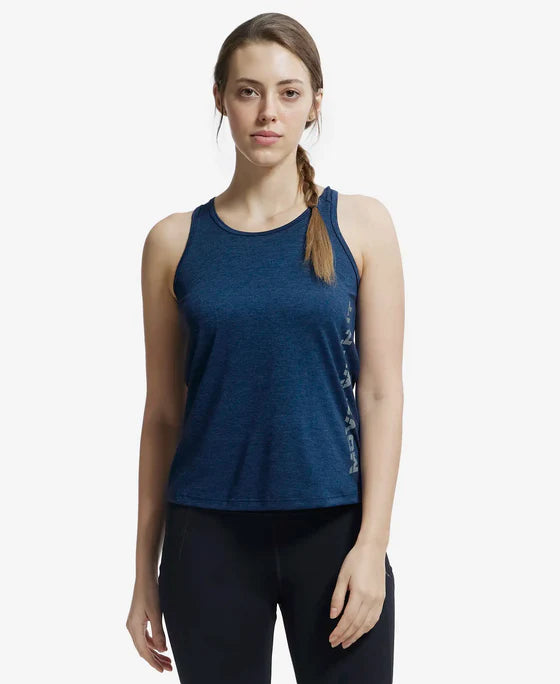 #MW33 Microfiber Fabric Graphic Printed Tank Top With Breathable Mesh