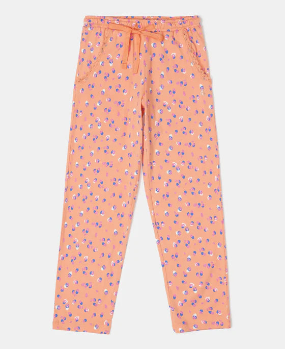 #RG04 Girl's Super Combed Cotton Printed Pyjama