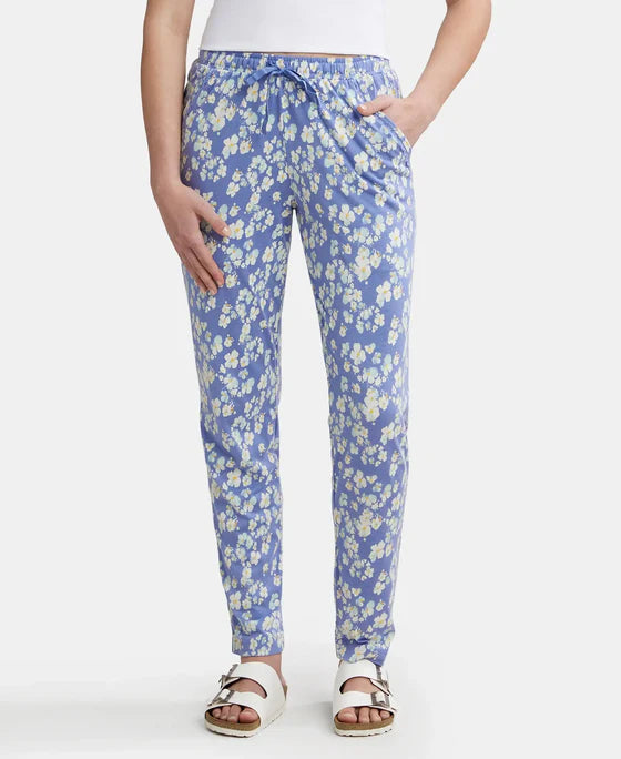 #RX09 Micro Modal Cotton Relaxed Fit Printed Pyjama with Side Pocket