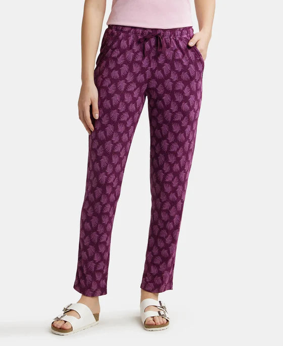 #RX09 Micro Modal Cotton Relaxed Fit Printed Pyjama with Side Pocket