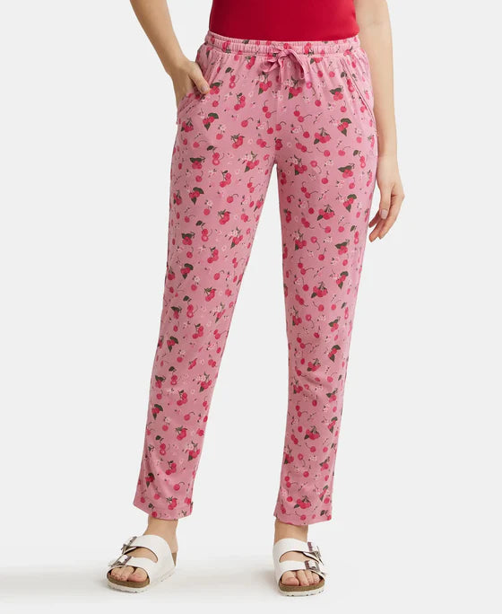 #RX09 Micro Modal Cotton Relaxed Fit Printed Pyjama with Side Pocket