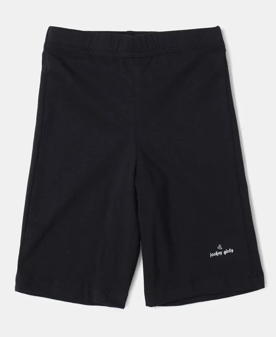 #SG03 Girl's Super Combed Cotton Elastane Stretch Shorties with Ultrasoft Waistband