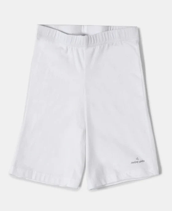 #SG03 Girl's Super Combed Cotton Elastane Stretch Shorties with Ultrasoft Waistband