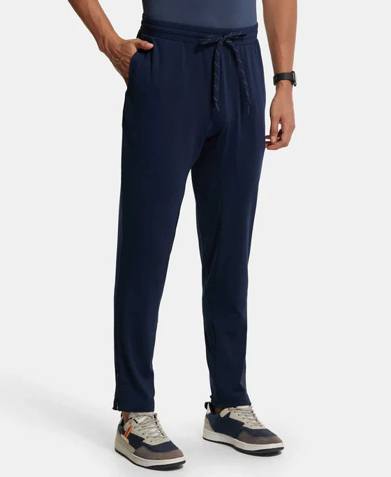 #SP16 Soft Touch Microfiber Elastane Stretch Trackpant with Side Pockets and StayFresh Treatment