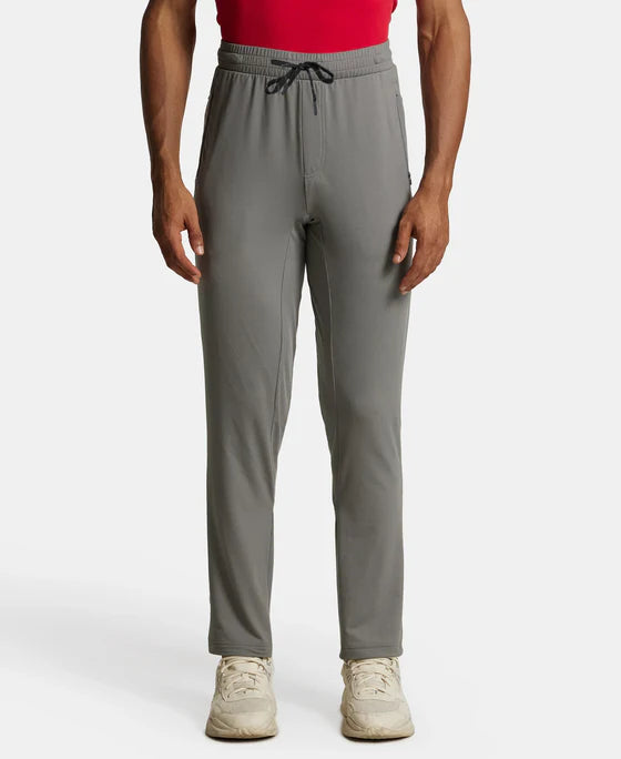 #SP16 Soft Touch Microfiber Elastane Stretch Trackpant with Side Pockets and StayFresh Treatment