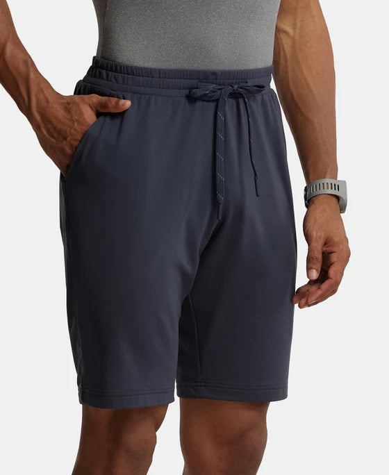 #SP19 Soft Touch Microfiber Elastane Stretch Shorts with Back Zipper Pocket and StayFresh Treatment