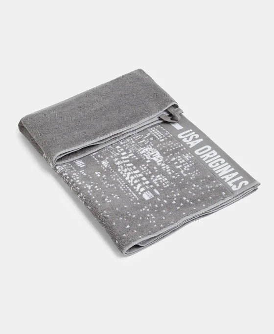 #T124 Cotton Rich Terry Ultrasoft and Durable Printed Bath Towel