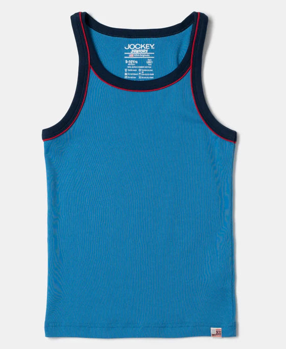#UB21 Super Combed Cotton Rib Fabric Sleeveless Vest