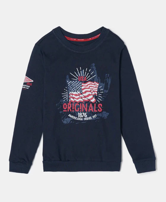 #UB58 Boy's Super Combed Cotton Rich Graphic Printed Sweatshirt