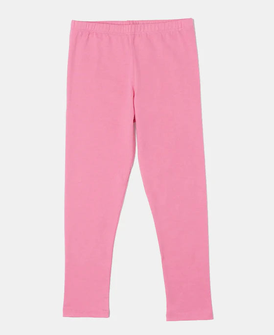 #UG08 Girl's Super Combed Cotton Elastane Stretch Leggings