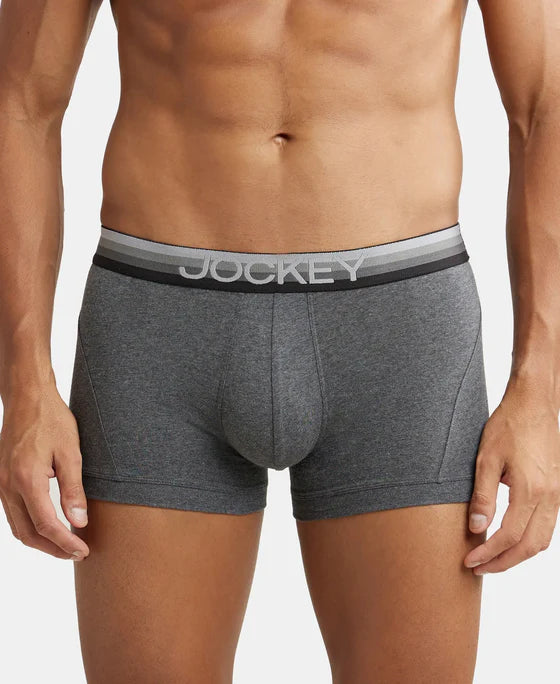 #US20 Super Combed Cotton Elastane Stretch Solid Trunk with Ultrasoft Waistband