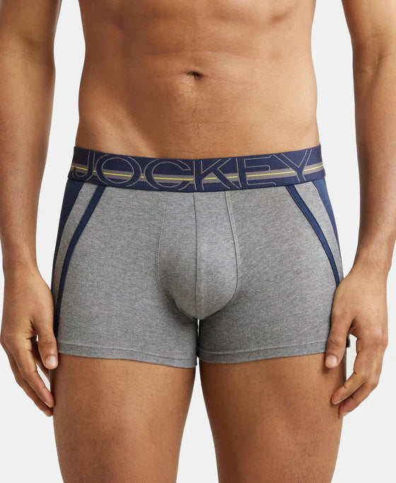#US21Super Combed Cotton Elastane Stretch Solid Trunk with Ultrasoft Waistband
