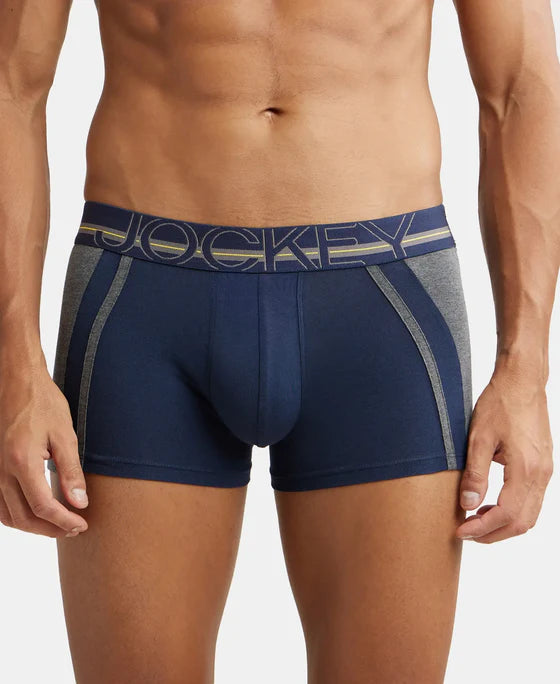 #US21Super Combed Cotton Elastane Stretch Solid Trunk with Ultrasoft Waistband