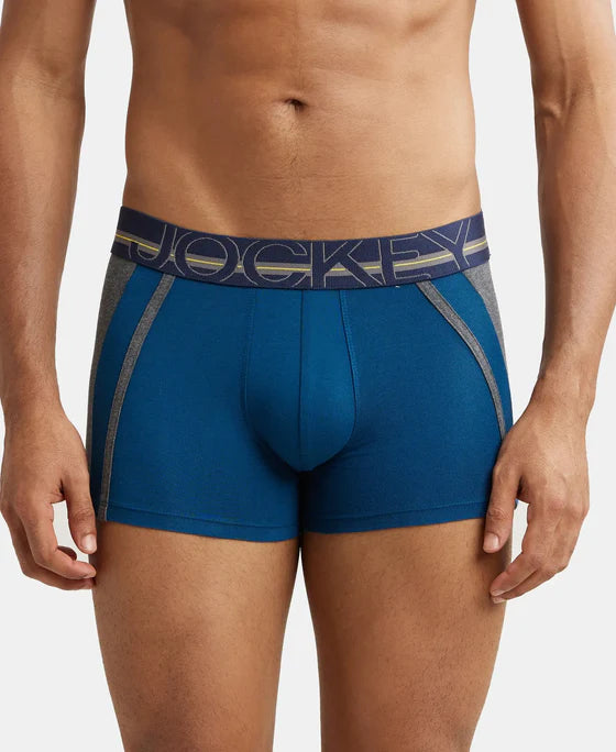 #US21Super Combed Cotton Elastane Stretch Solid Trunk with Ultrasoft Waistband