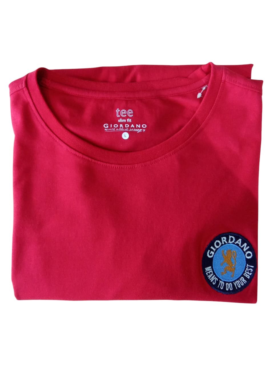 TSHIRT GM.LTS38771 RED