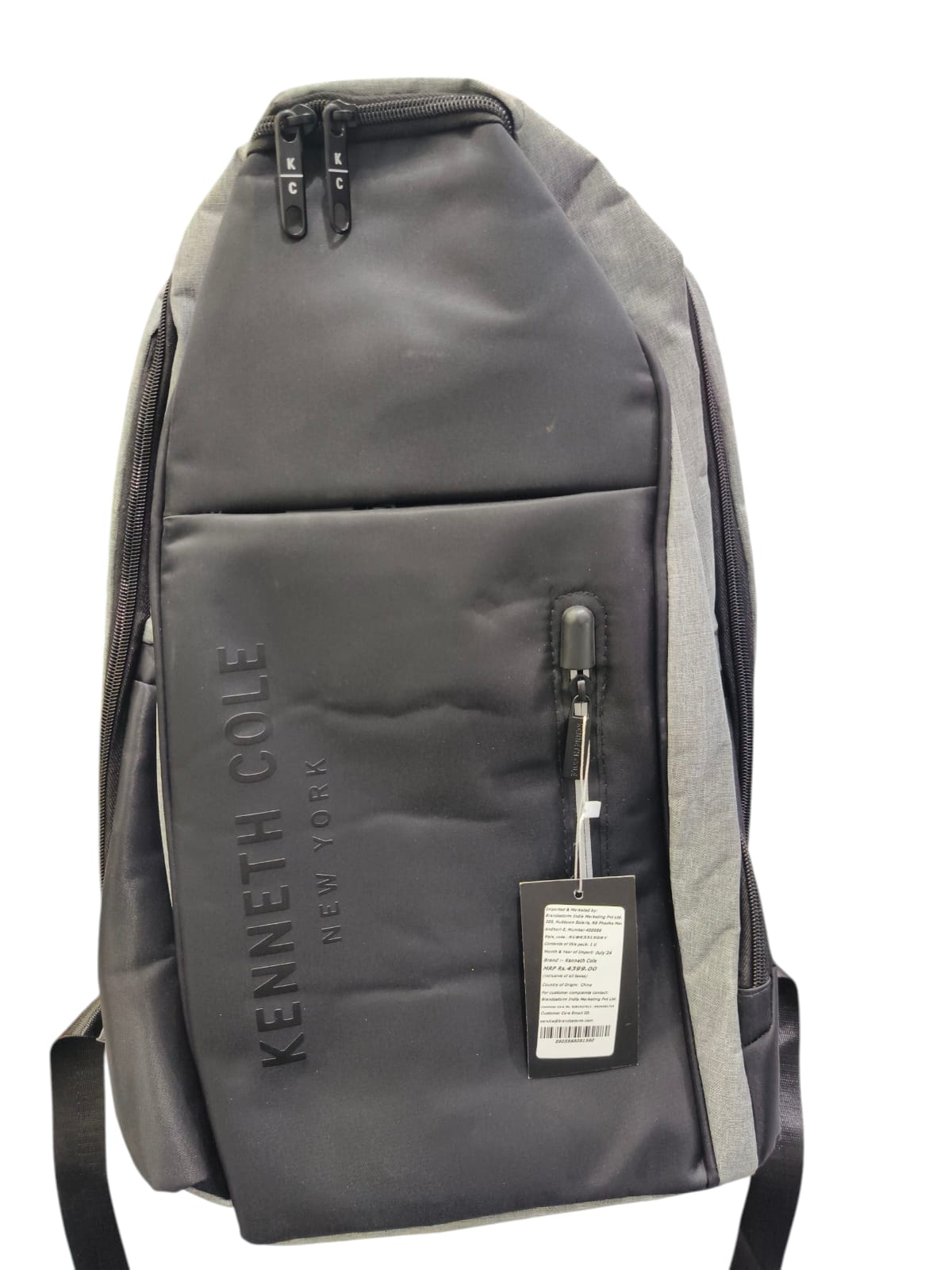 UNISEX KENNETH COLE BACKPACK KCBK3315 GRY