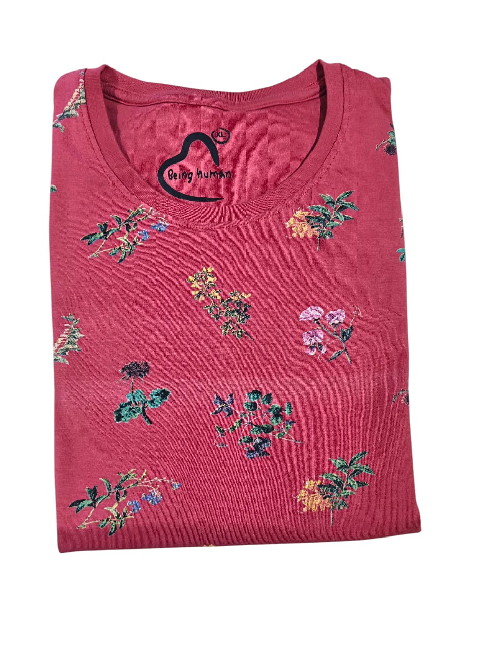 Being Human Clothing Men Slim Fit Crew Neck T-Shirts- #BHTS24011