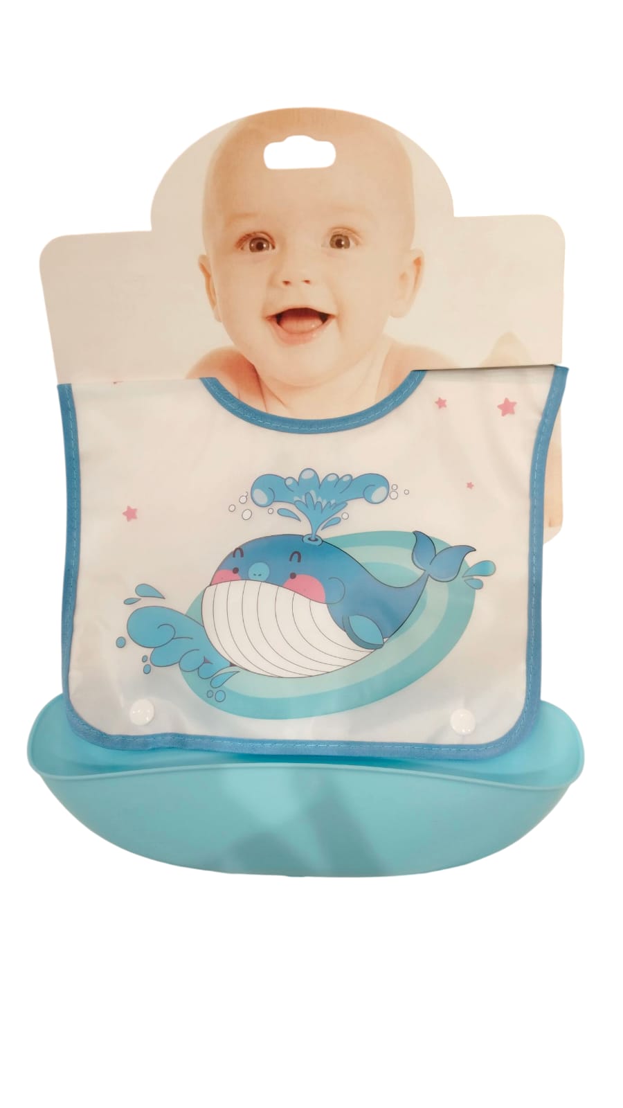 Mee Mee Baby Cotton Apron, Feeding Bibs Washable, Bibs Set for 0-12 Month (Pack of 2)