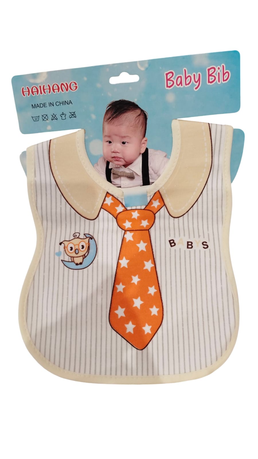 Mee Mee Baby Cotton Apron, Feeding Bibs Washable, Bibs Set for 0-12 Month (Pack of 2)