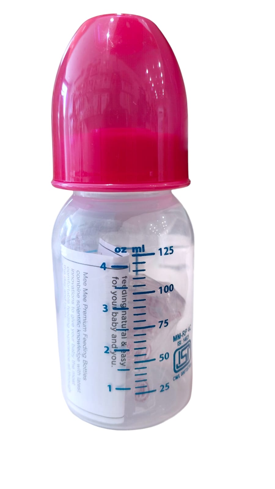 Mee Mee Easy Flo MM-RP 9C Milk Safe Baby Feeding Bottle, Newly Born