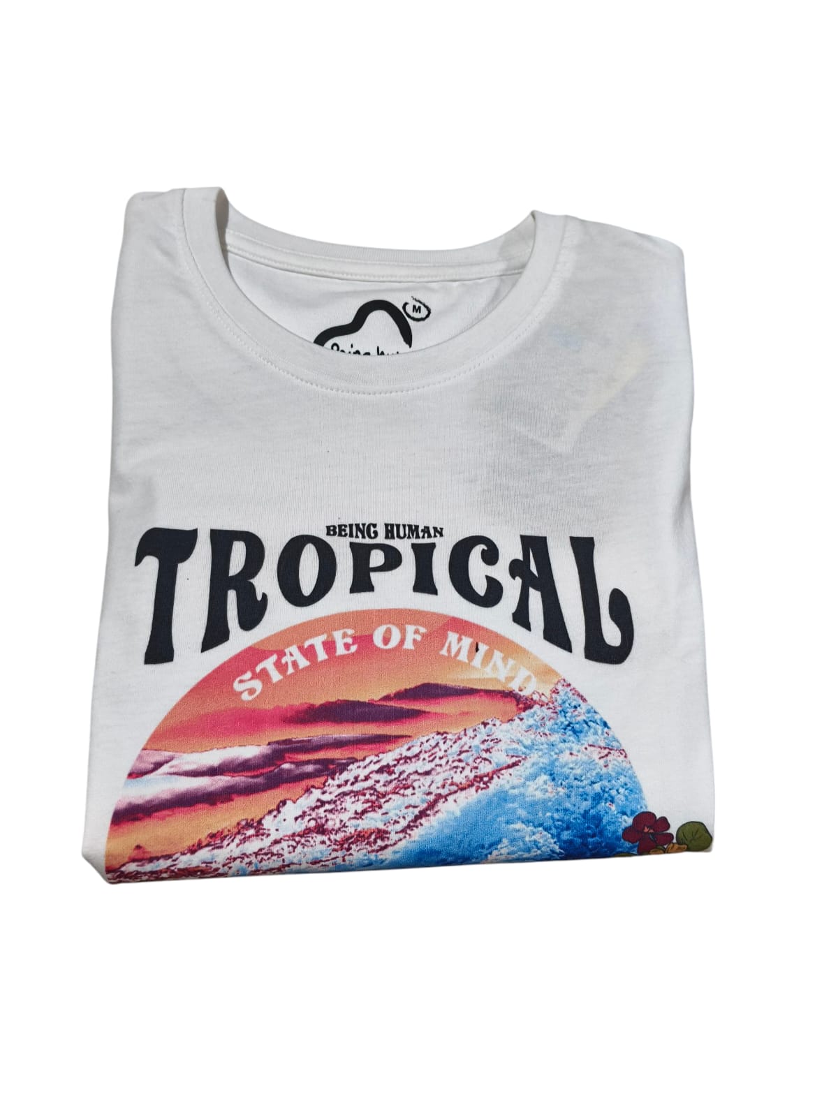 Being Human Clothing Men Slim Fit Crew Neck T-Shirts #BHTS24025