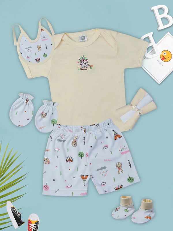 Mee Mee's Pampering Gift Set for New Borns (6 pcs, Blue)