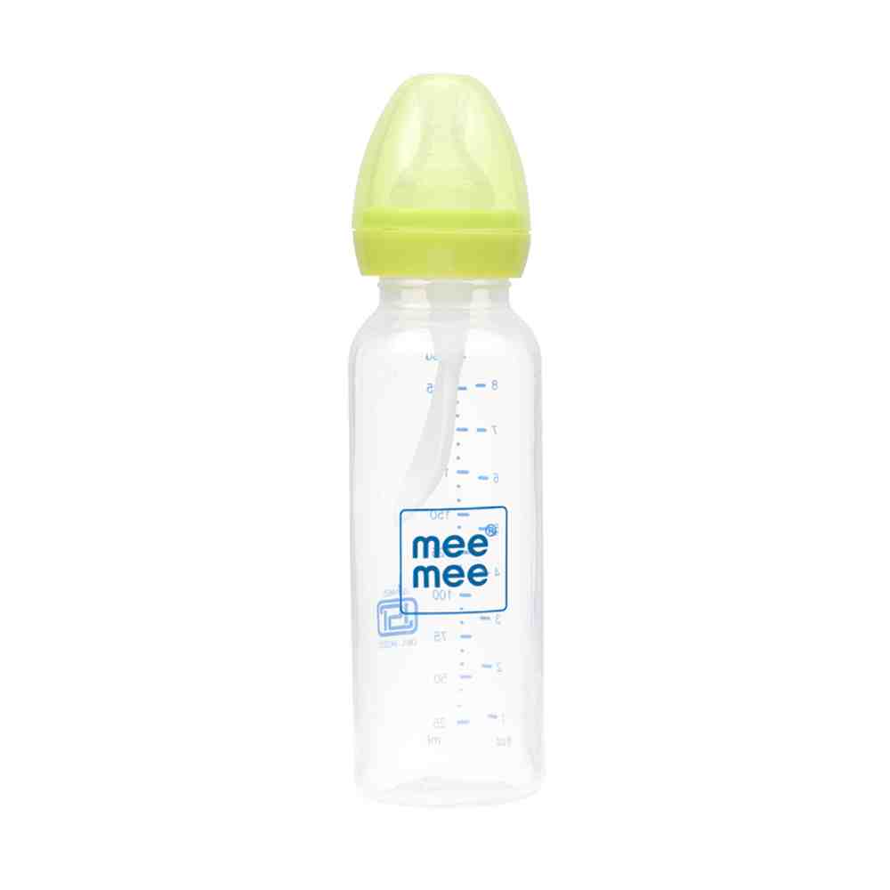 Mee Mee Blue Spoon Bottle | BPA-Free | Easy Feeding | Soft Spoon | Leak-Proof & Safe