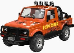 Shree Jee GYPSY EXPLORER ADVENTURE WITH STEPNEY (MULTICOLOUR) PULL BACK ACTION TOY