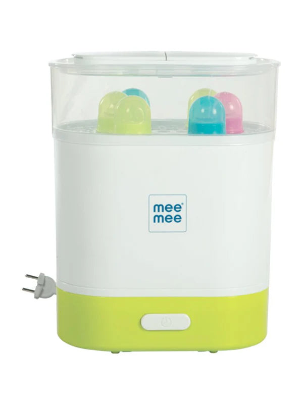 Advanced 3 in 1 Steam Sterilizer, Bottle and Food Warmer (Green) (6 Bottle, Steam Setrilizer & Food Warmer)